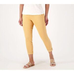 Women with Control Crop Jean Size Large Prime Stretch Denim Regular Tuscan NEW